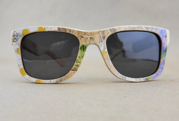 Recycled Skateboard Polarized Sunglass .001 of.001 / Kind