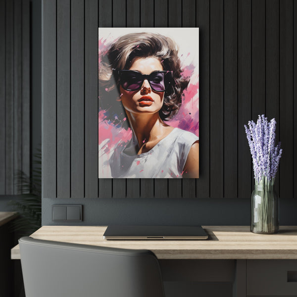 Jackie O Street Art / Acrylic Prints (French Cleat Hanging) - Château Wanton